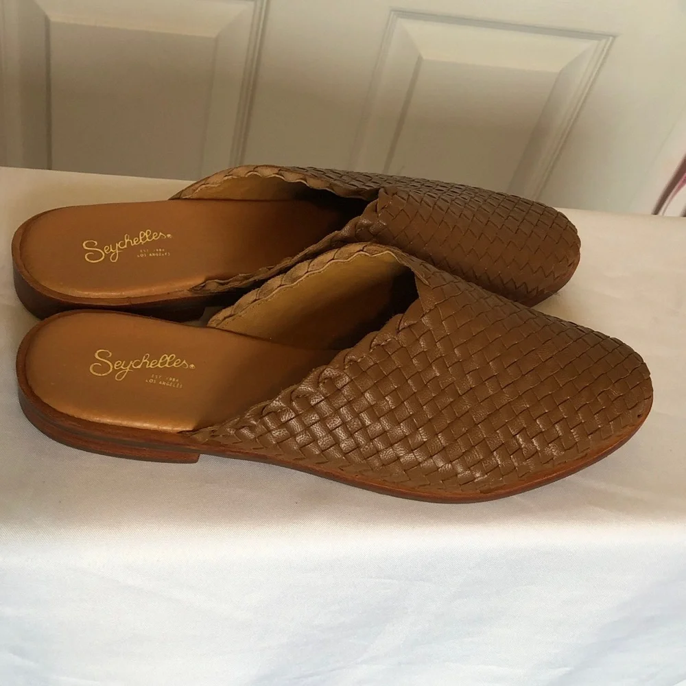 Seychelles Brown Woven Women's Loafers - Picture 5 of 5